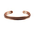 Twisted Pure Copper Magnetic Bracelet Benefits Adjustable Cuff Bangles for Men Women Anthritis Pain Relief Health Energy Jewelry