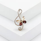 Rhinestone Butterfly Pin