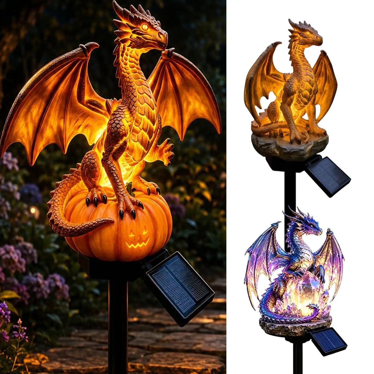 Solar Dragon Garden Light