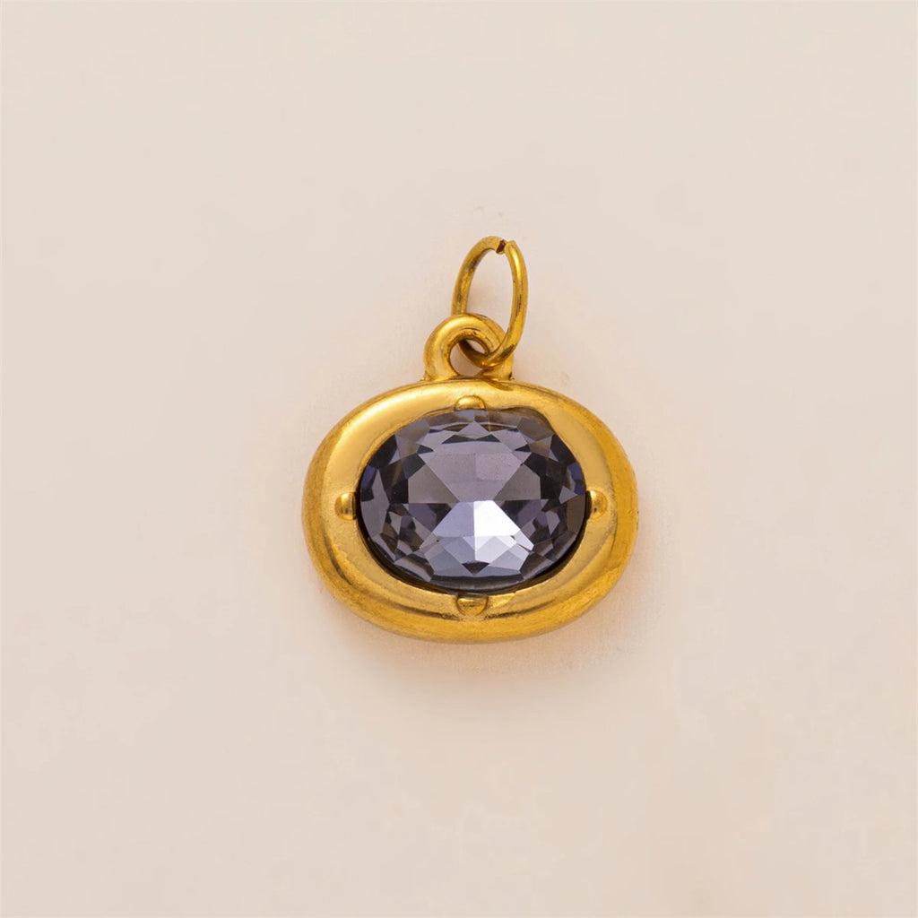 Birthstone Charm Pendant