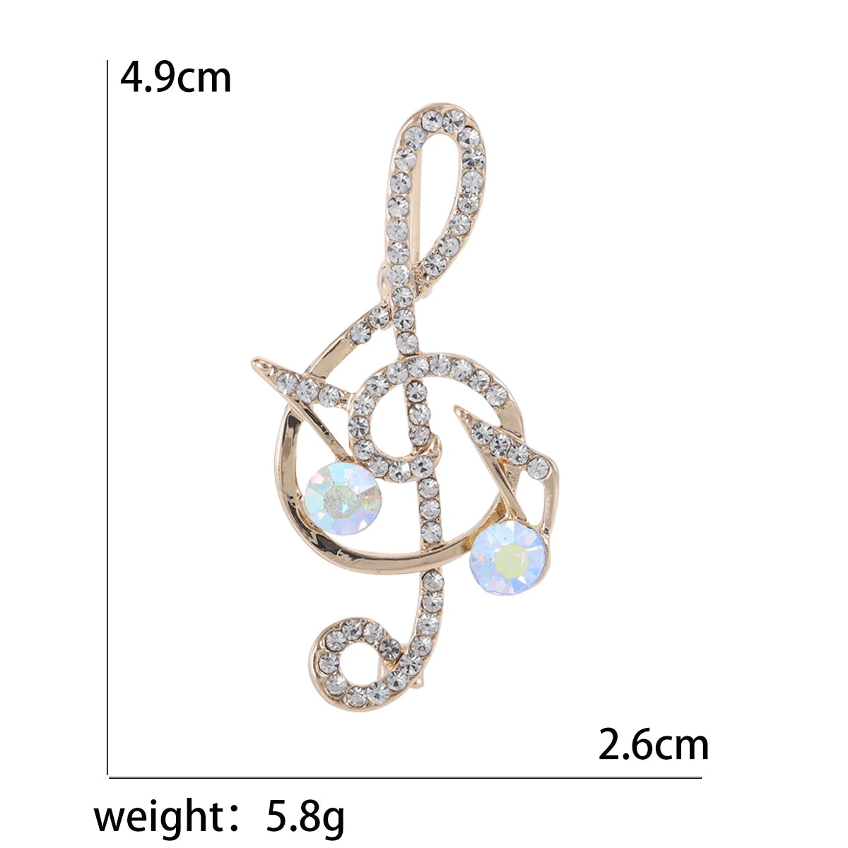 House of Noem — Rhinestone Butterfly Pin
