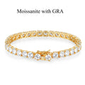 Moissanite Tennis Bracelet in 925 Sterling Silver