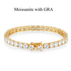 Moissanite Tennis Bracelet in 925 Sterling Silver