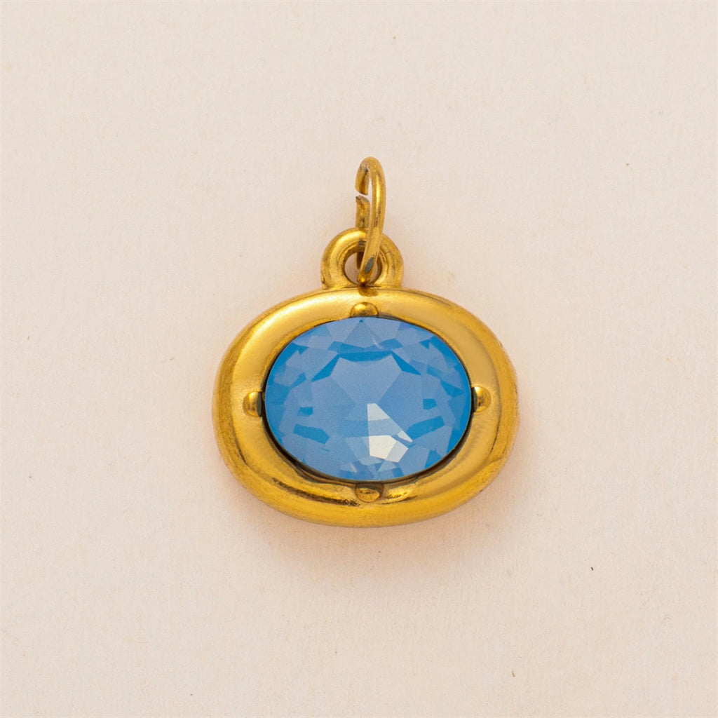 Birthstone Charm Pendant