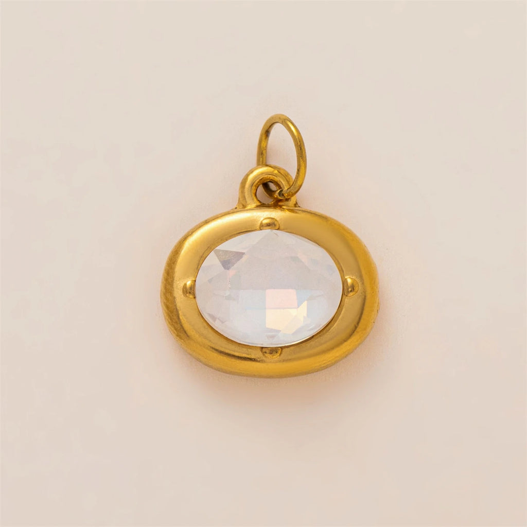 Birthstone Charm Pendant