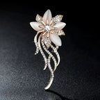 House of Noem — Emerald Crystal Butterfly Brooch