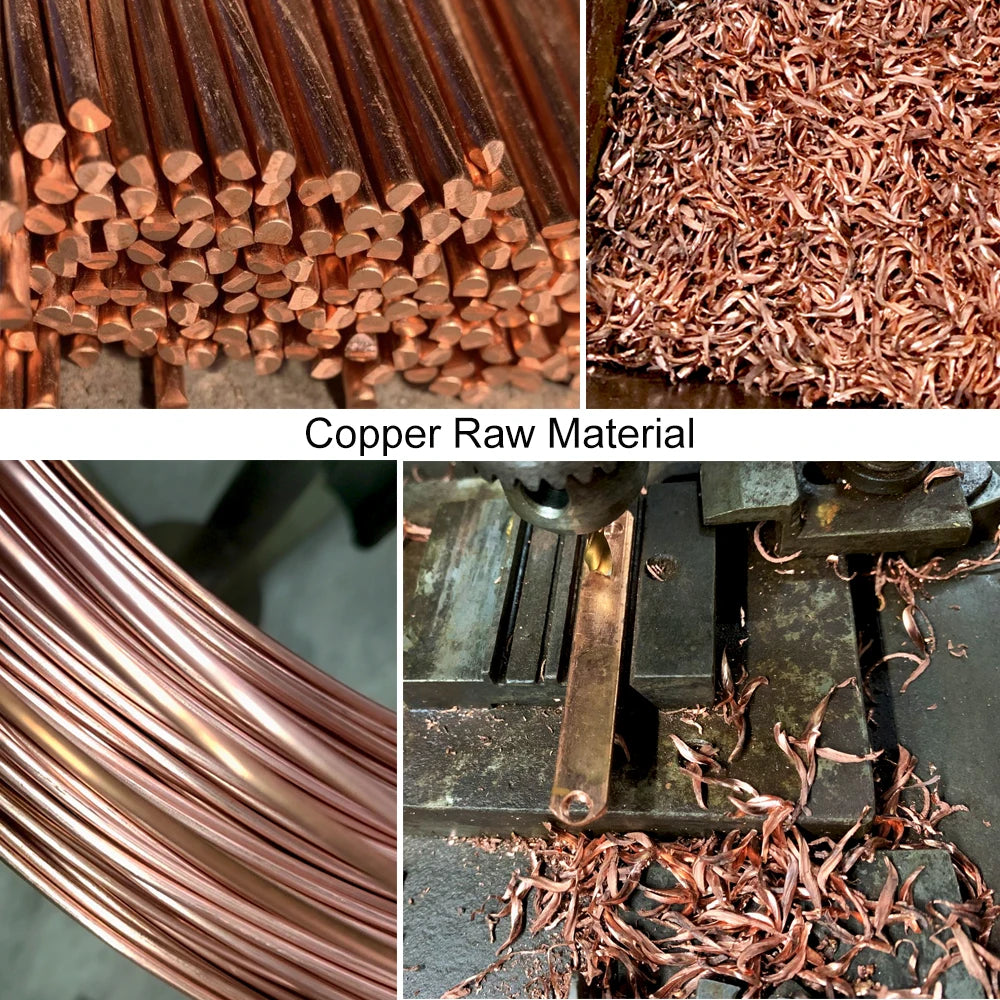 Vinterly Pure Copper Bracelets Adjustable Vintage Knot Magnetic Bangles 8mm Wide Arthritis Health High Magnet Jewelry Resizable