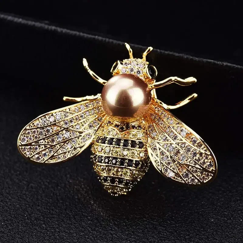 House of Noem — Emerald Crystal Butterfly Brooch