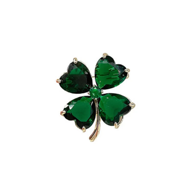House of Noem — Four-Leaf Clover Anti-Exposure Brooch