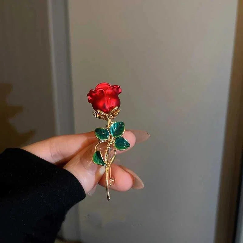 Emerald Crystal Butterfly Brooch