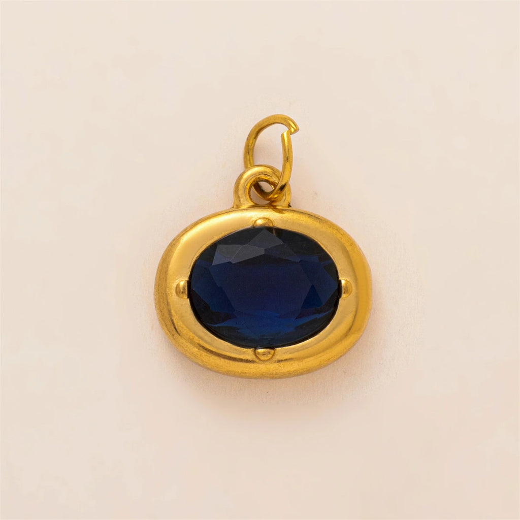 Birthstone Charm Pendant
