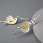 House of Noem — Calla Lily Flower Dangle Earrings