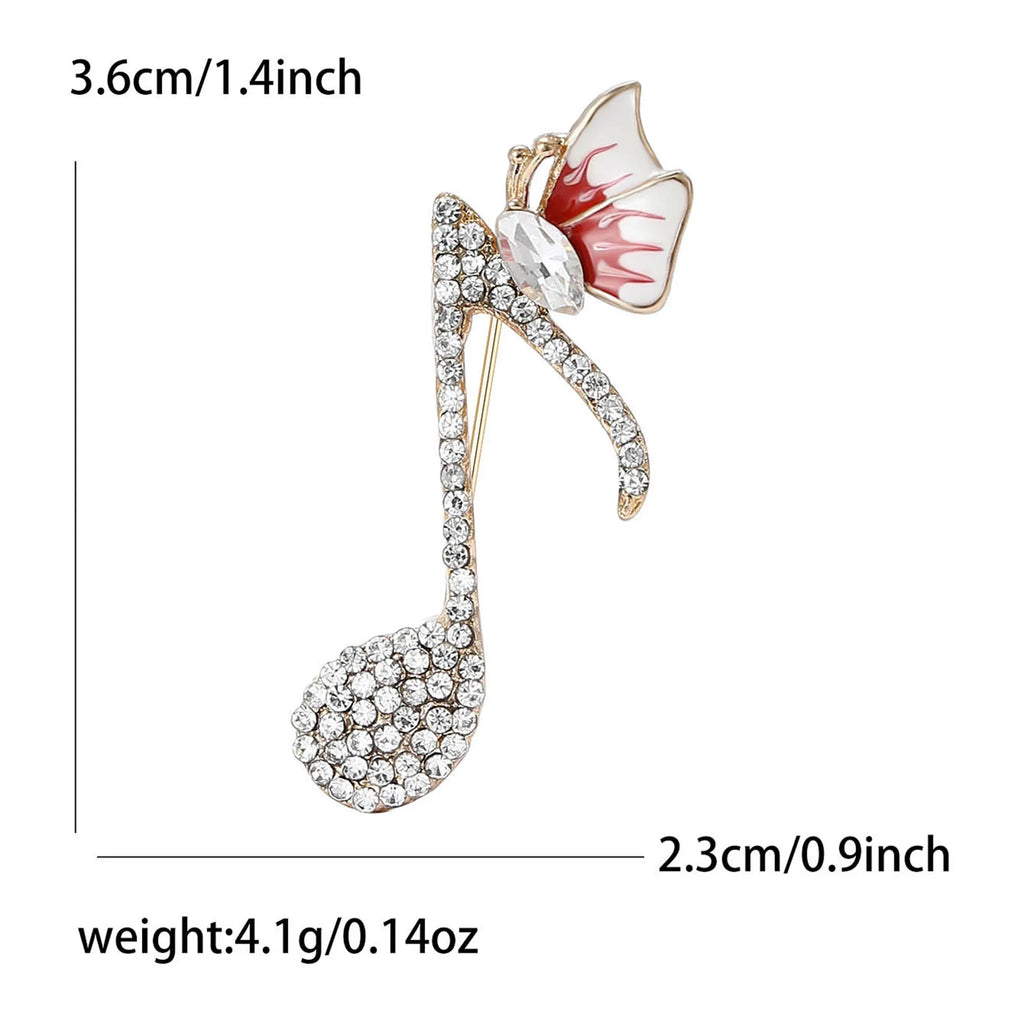 House of Noem — Rhinestone Butterfly Pin