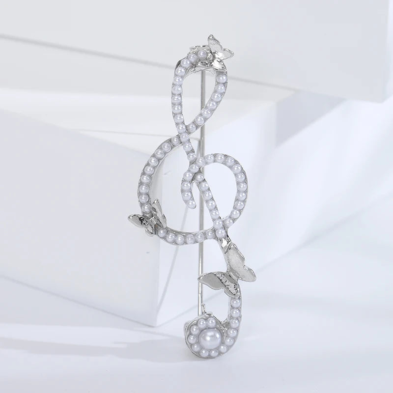 Rhinestone Butterfly Pin