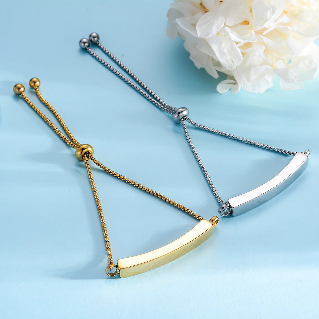 Bracelet for Ashes Stainless Steel Urn Bangles for Women Men Ashes Memorial Cremation Bracelet Adjustable Free Fill Kit