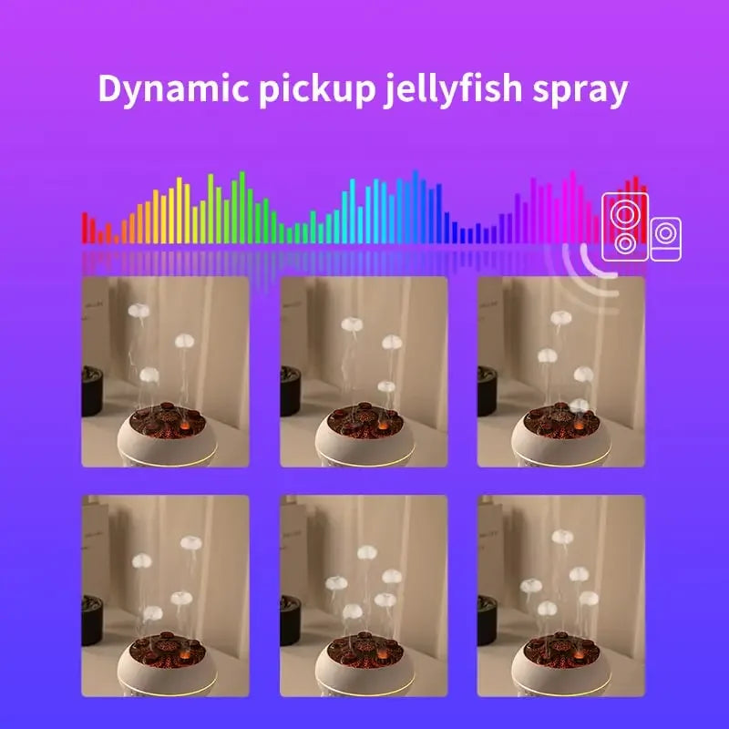 JellyGlow™ 7-Color Jellyfish Humidifier & Essential Oil Diffuser