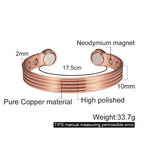 Vintage Knot Copper Cuff Bracelet
