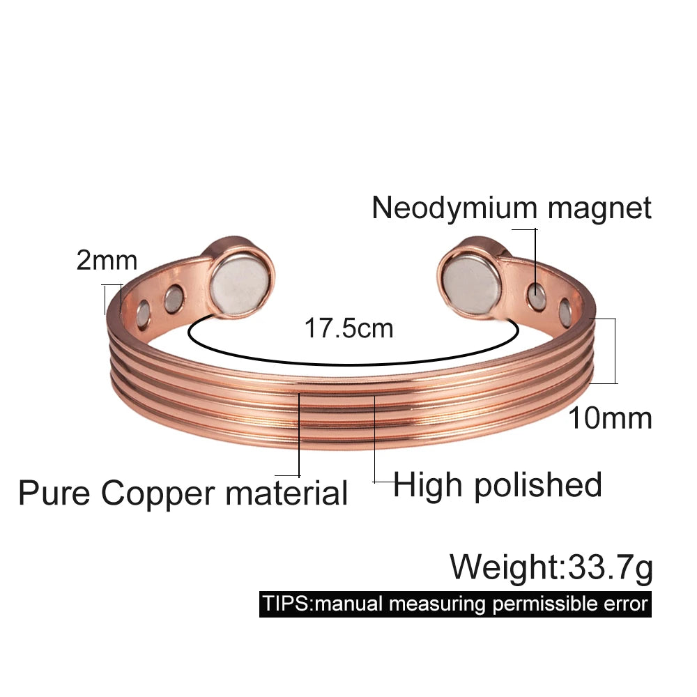 Vintage Knot Copper Cuff Bracelet