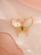 House of Noem — Retro Butterfly Corsage Brooch