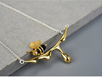 House of Noem — Bee and Honey Drop Pendant Necklace