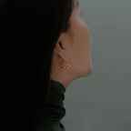 House of Noem — Running Bunny Hoop Earrings