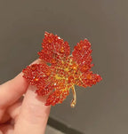 Emerald Crystal Butterfly Brooch