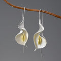House of Noem — Calla Lily Flower Dangle Earrings