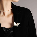 House of Noem — Retro Butterfly Corsage Brooch