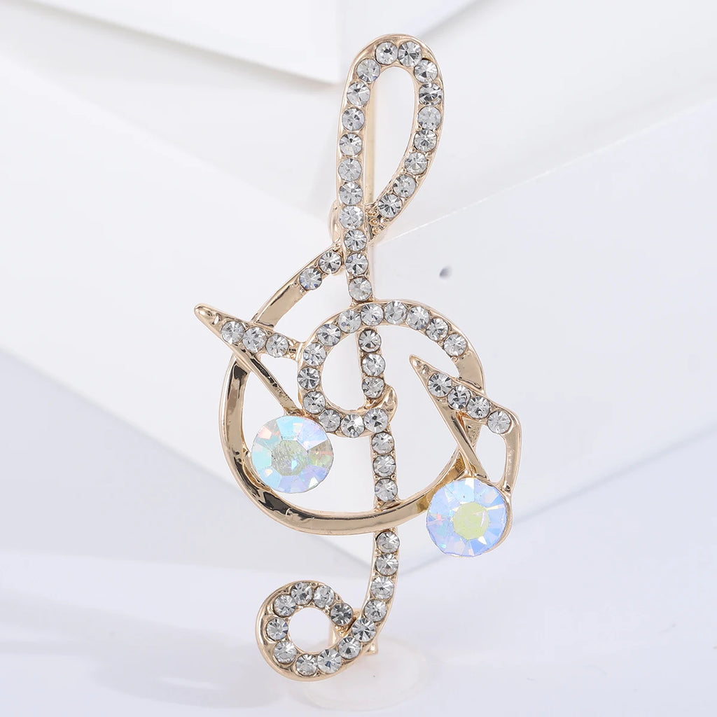 Rhinestone Butterfly Pin