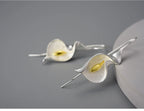 House of Noem — Calla Lily Flower Dangle Earrings