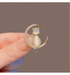 Emerald Crystal Butterfly Brooch