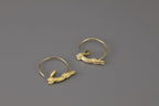 House of Noem — Running Bunny Hoop Earrings