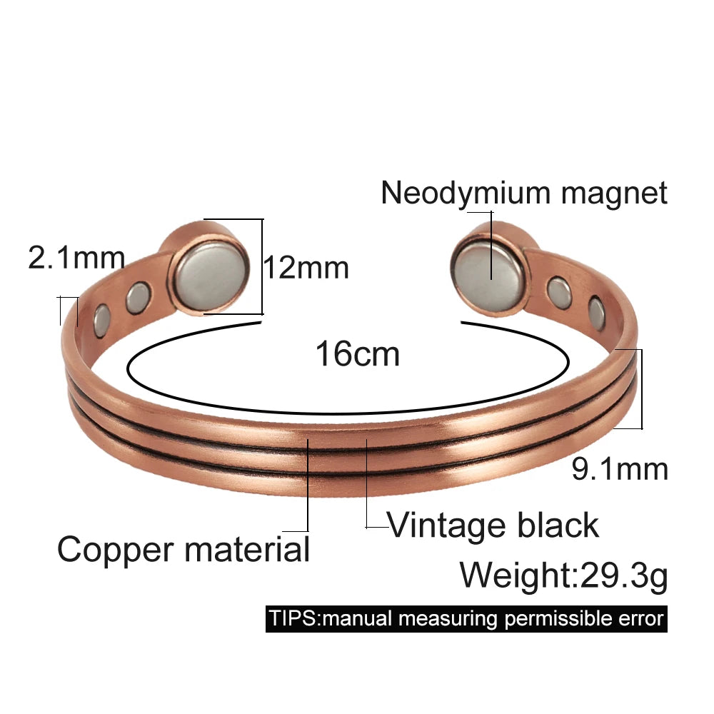 Vintage Knot Copper Cuff Bracelet