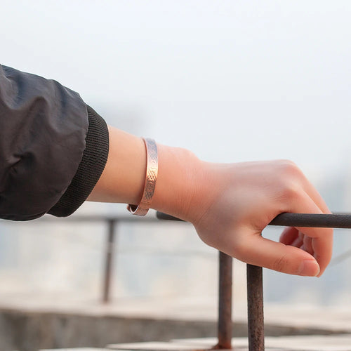 Vintage Knot Copper Cuff Bracelet