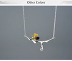 House of Noem — Bee and Honey Drop Pendant Necklace