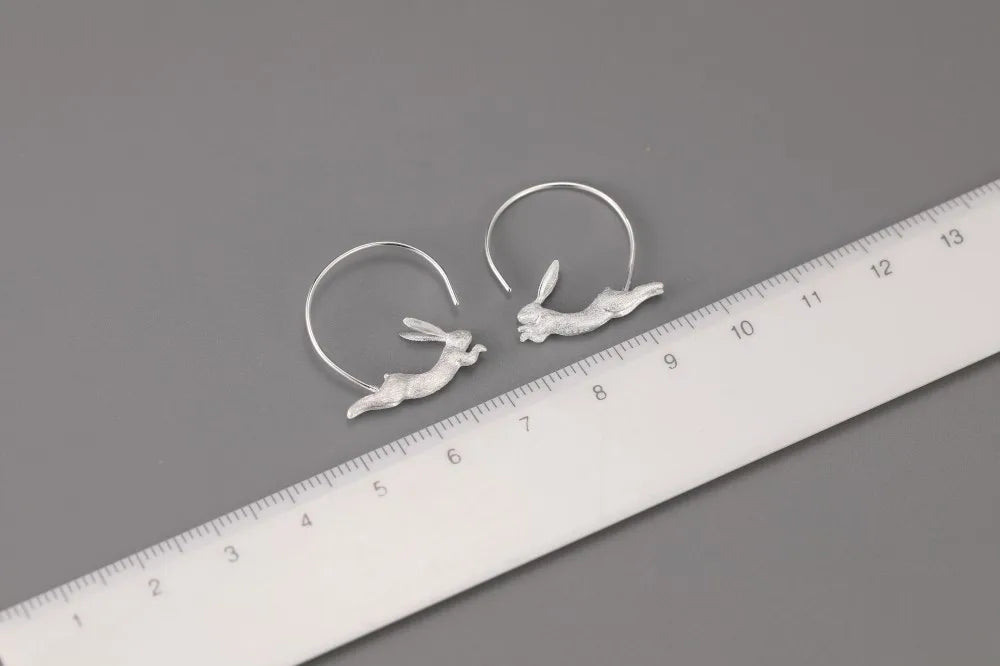 House of Noem — Running Bunny Hoop Earrings
